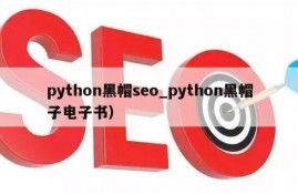 python黑帽seo_python黑帽子电子书）